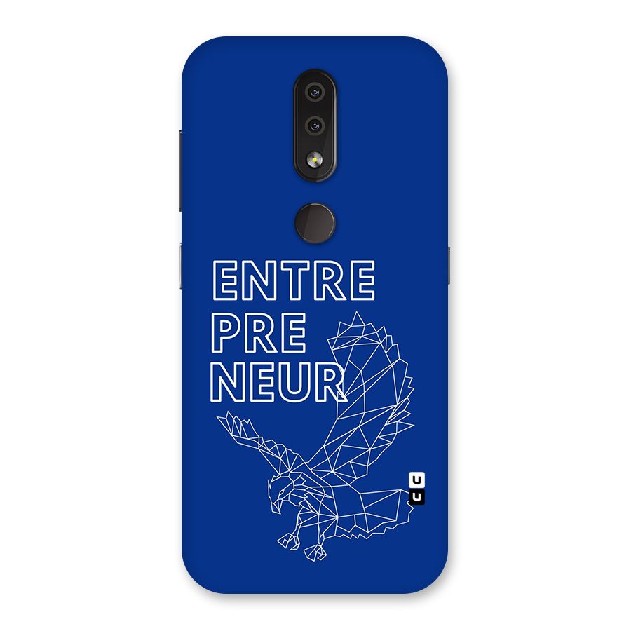 Blue Entrepreneur Back Case for Nokia 4.2