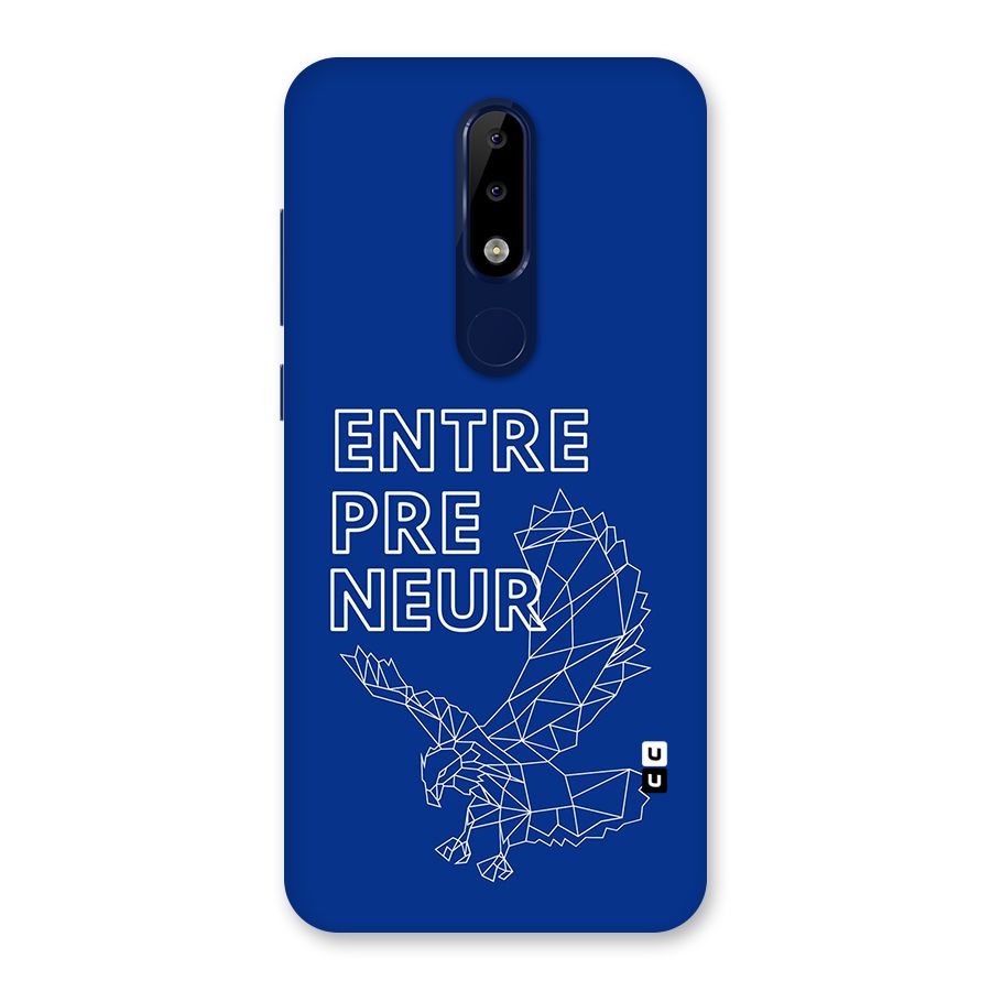 Blue Entrepreneur Back Case for Nokia 5.1 Plus