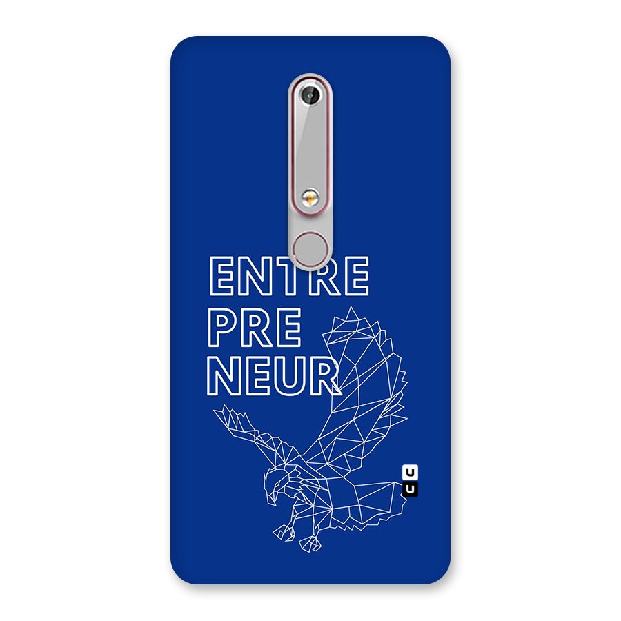 Blue Entrepreneur Back Case for Nokia 6.1