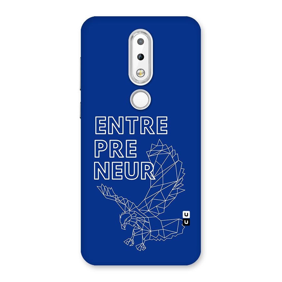 Blue Entrepreneur Back Case for Nokia 6.1 Plus