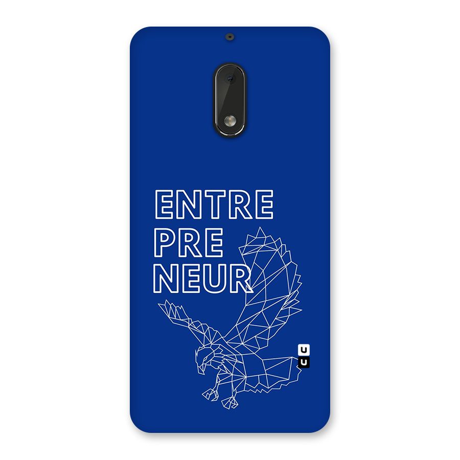 Blue Entrepreneur Back Case for Nokia 6