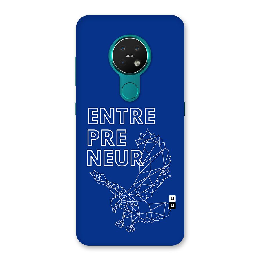 Blue Entrepreneur Back Case for Nokia 7.2