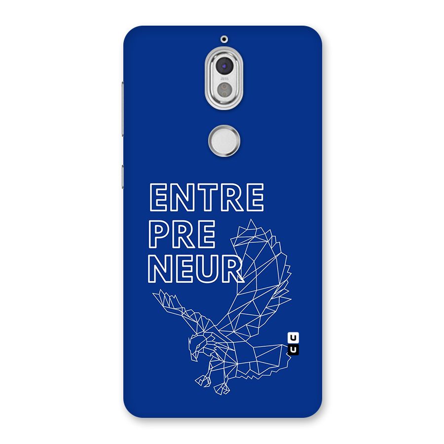 Blue Entrepreneur Back Case for Nokia 7