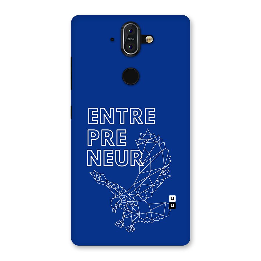 Blue Entrepreneur Back Case for Nokia 8 Sirocco
