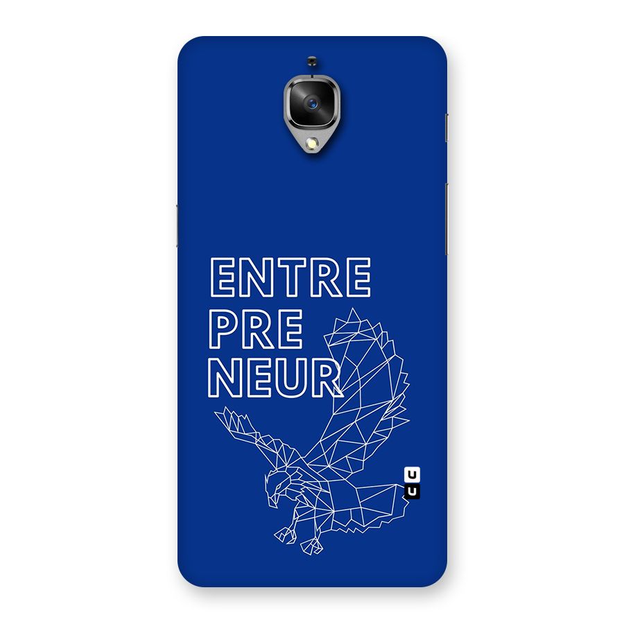 Blue Entrepreneur Back Case for OnePlus 3T