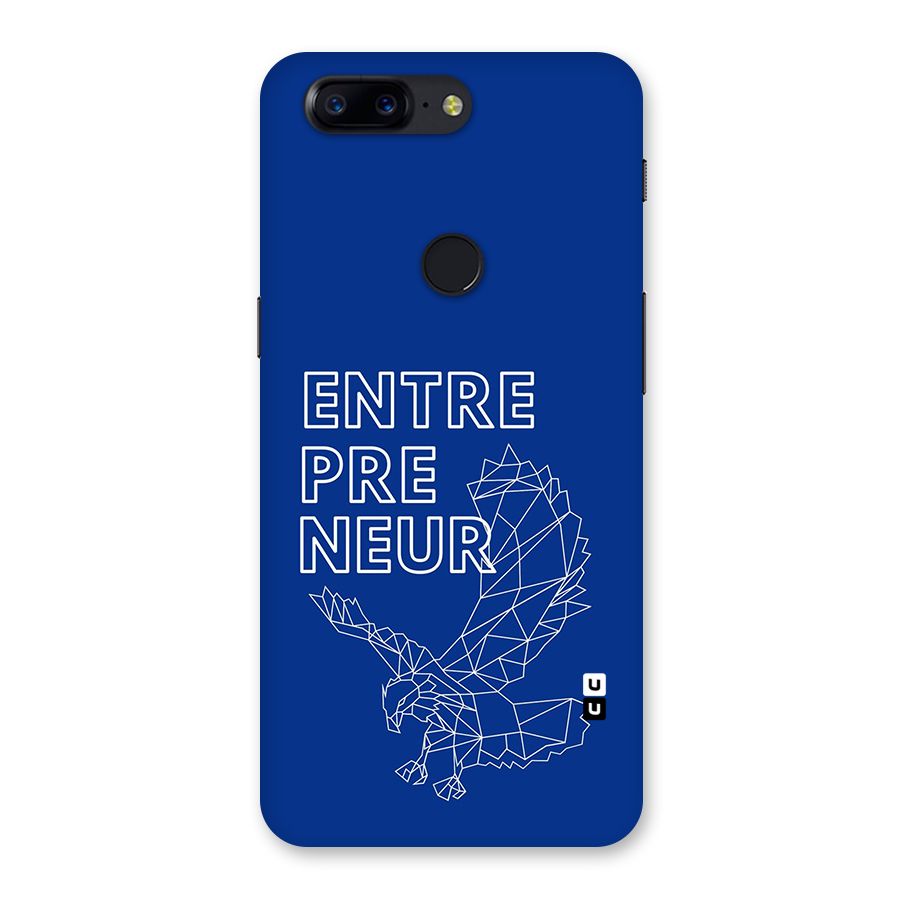 Blue Entrepreneur Back Case for OnePlus 5T