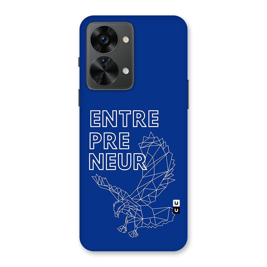 Blue Entrepreneur Back Case for OnePlus Nord 2T