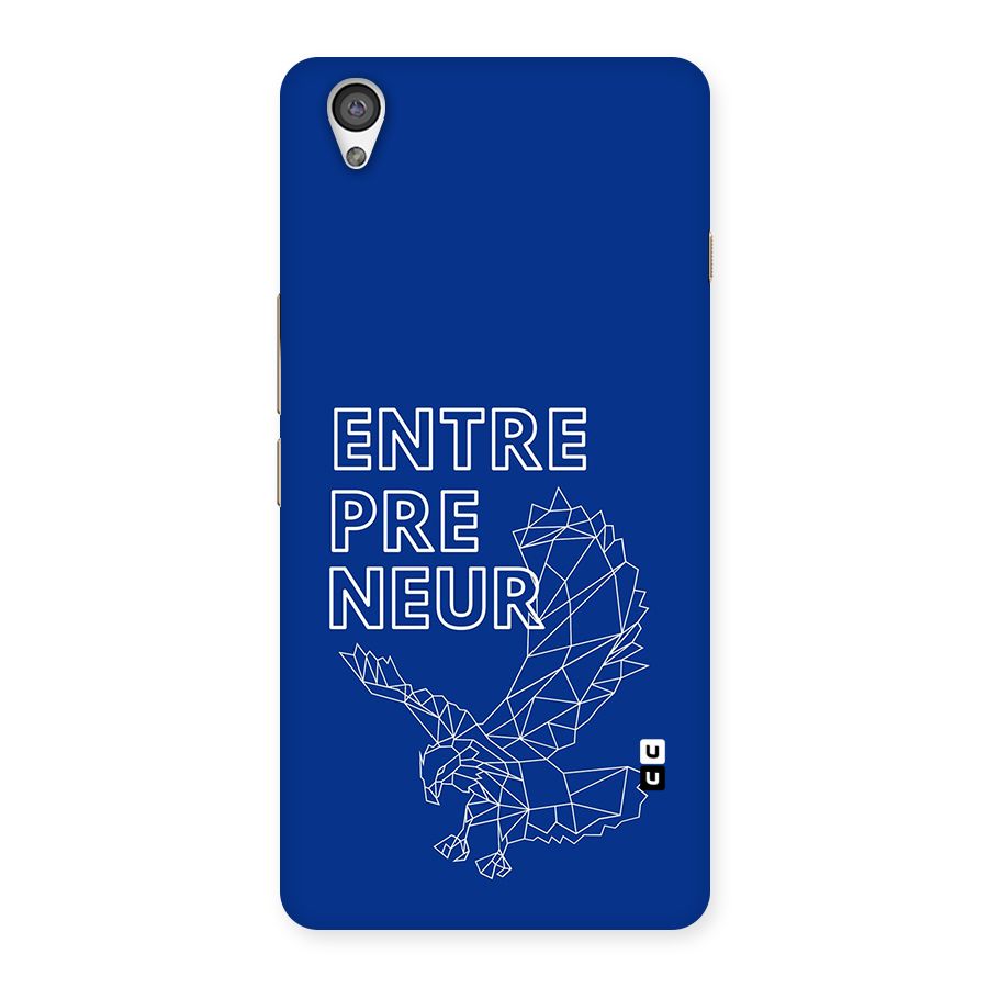 Blue Entrepreneur Back Case for OnePlus X