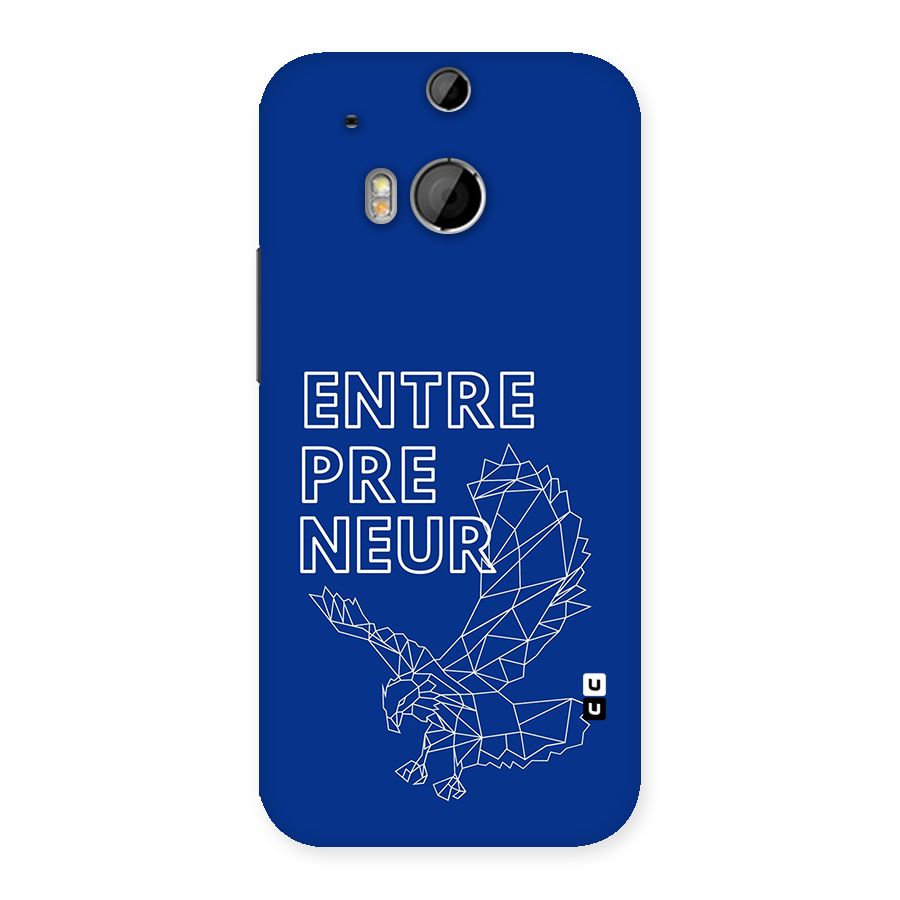 Blue Entrepreneur Back Case for One M8