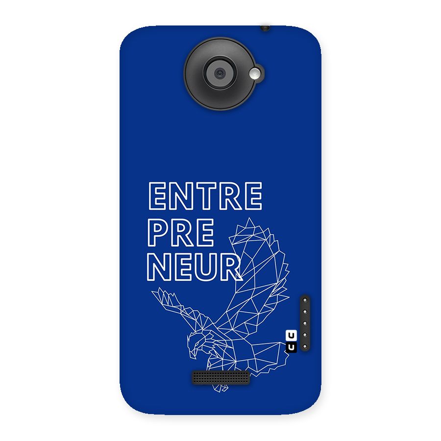 Blue Entrepreneur Back Case for One X