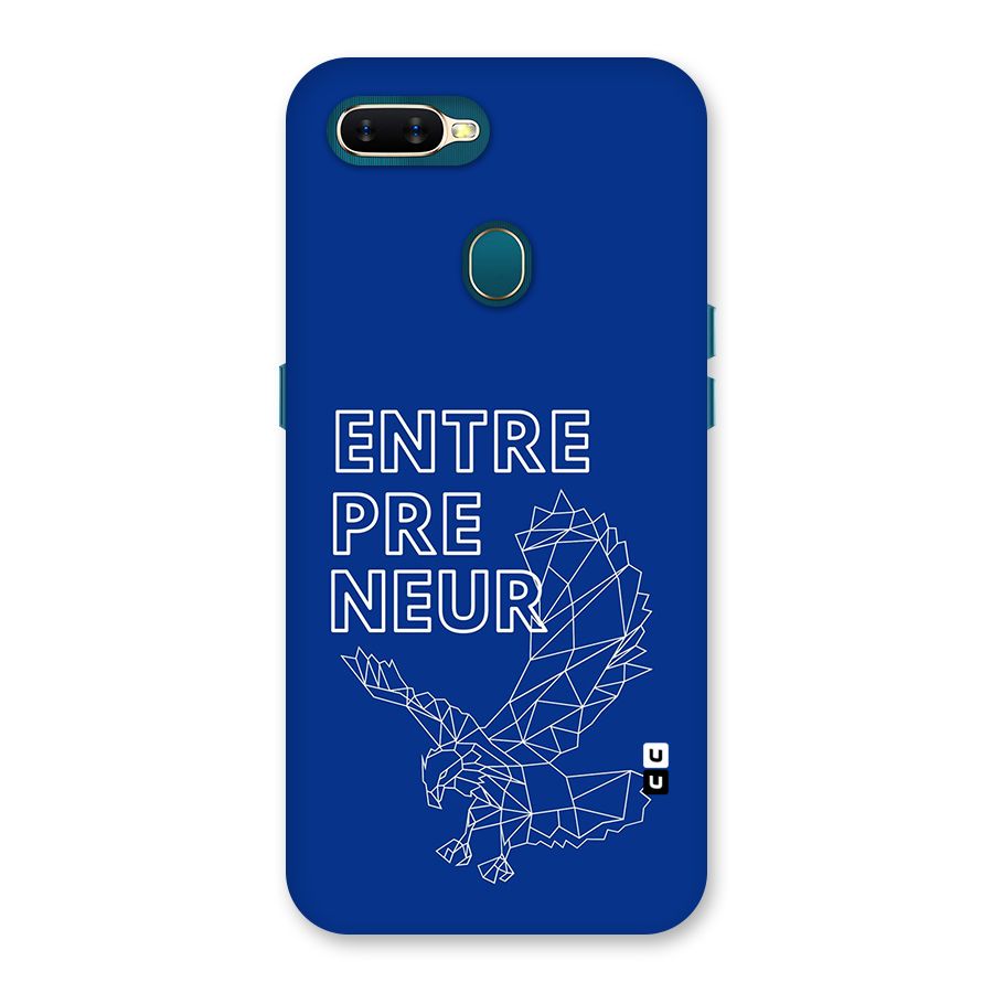 Blue Entrepreneur Back Case for Oppo A11k