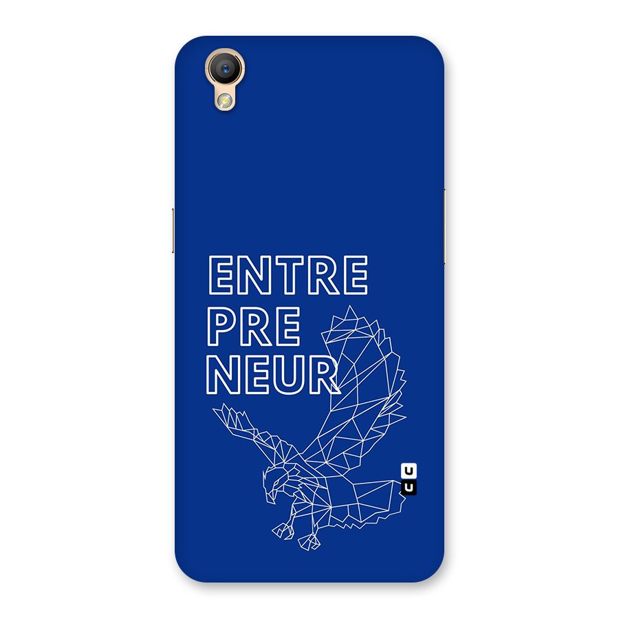 Blue Entrepreneur Back Case for Oppo A37