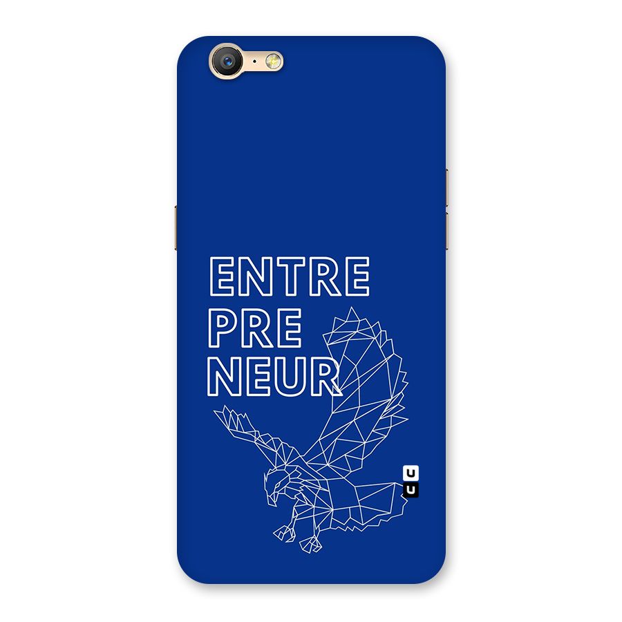 Blue Entrepreneur Back Case for Oppo A57