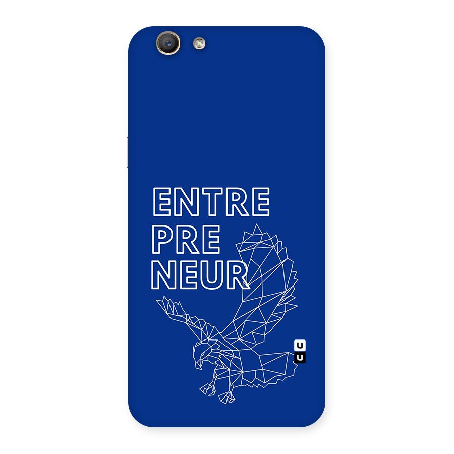 Blue Entrepreneur Back Case for Oppo A59