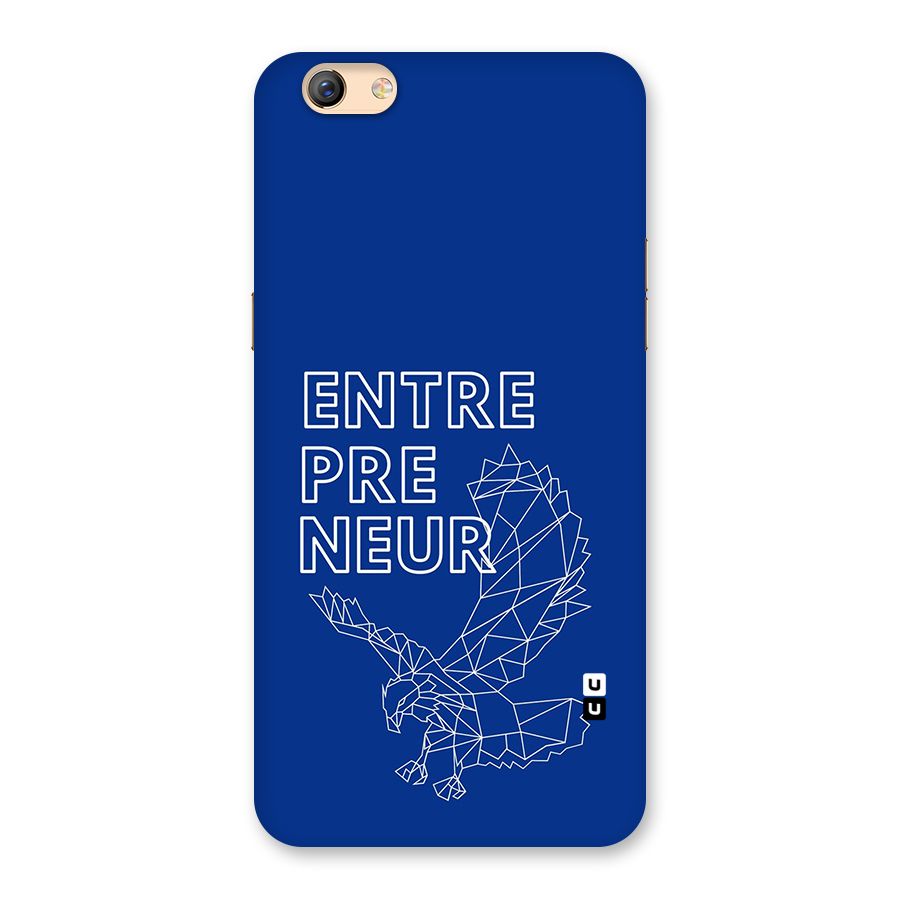 Blue Entrepreneur Back Case for Oppo F3 Plus
