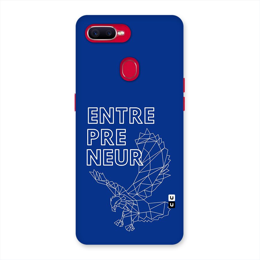 Blue Entrepreneur Back Case for Oppo F9 Pro
