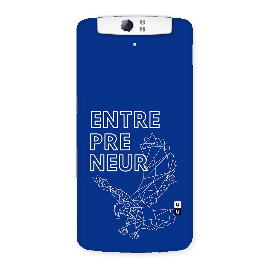 Blue Entrepreneur Back Case for Oppo N1