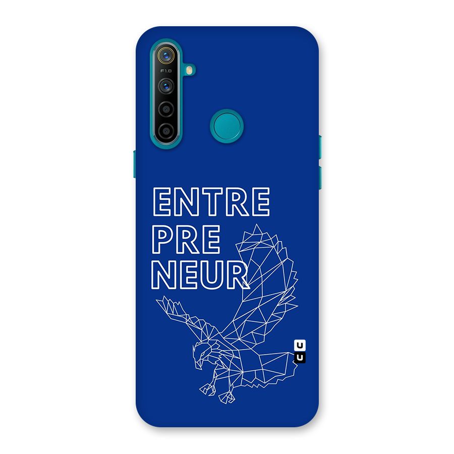 Blue Entrepreneur Back Case for Realme 5i