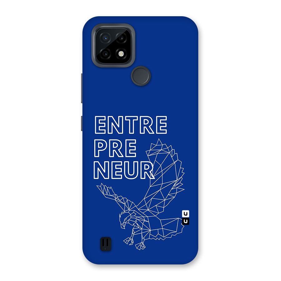 Blue Entrepreneur Back Case for Realme C21