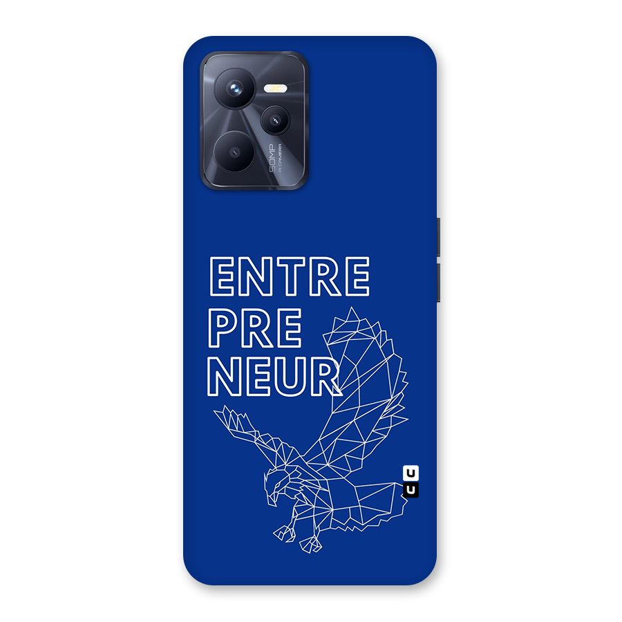 Blue Entrepreneur Back Case for Realme C35