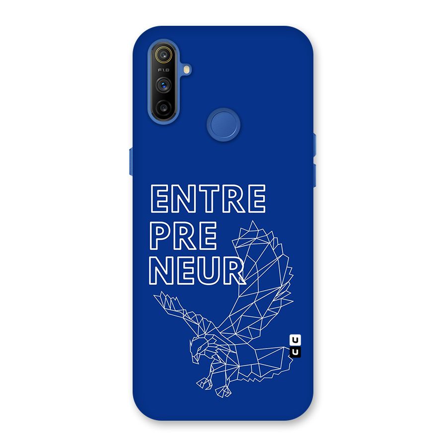 Blue Entrepreneur Back Case for Realme Narzo 10A