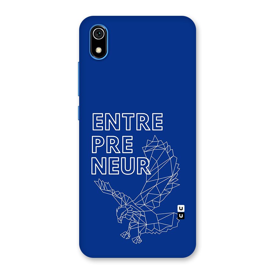 Blue Entrepreneur Back Case for Redmi 7A