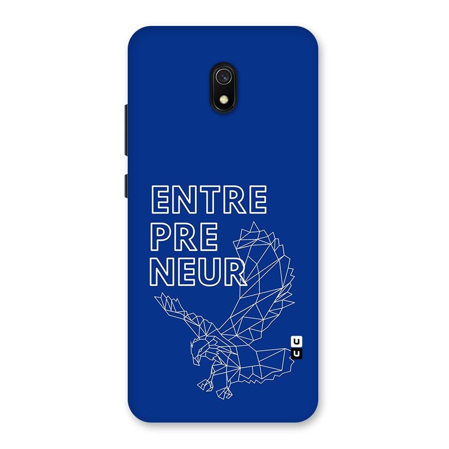 Blue Entrepreneur Back Case for Redmi 8A
