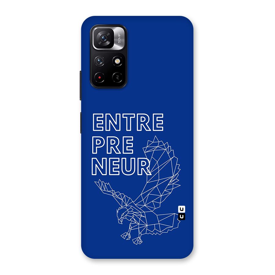 Blue Entrepreneur Back Case for Redmi Note 11T 5G