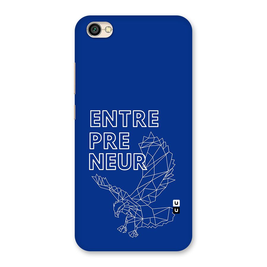 Blue Entrepreneur Back Case for Redmi Y1 Lite