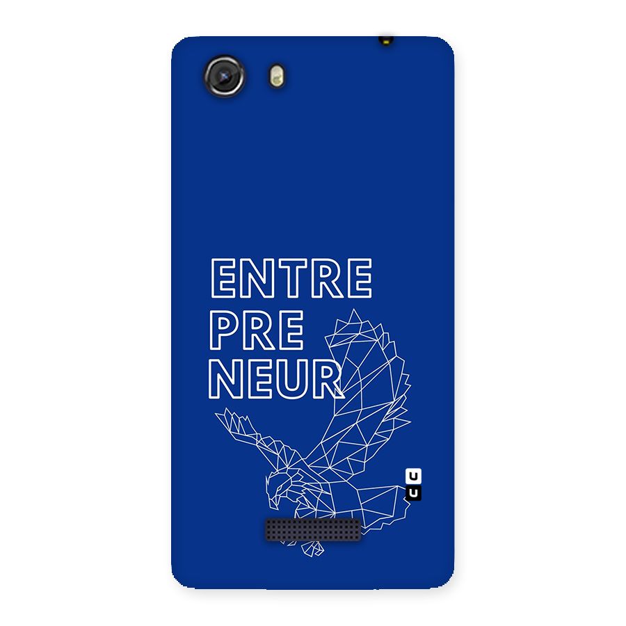 Blue Entrepreneur Back Case for Unite 3