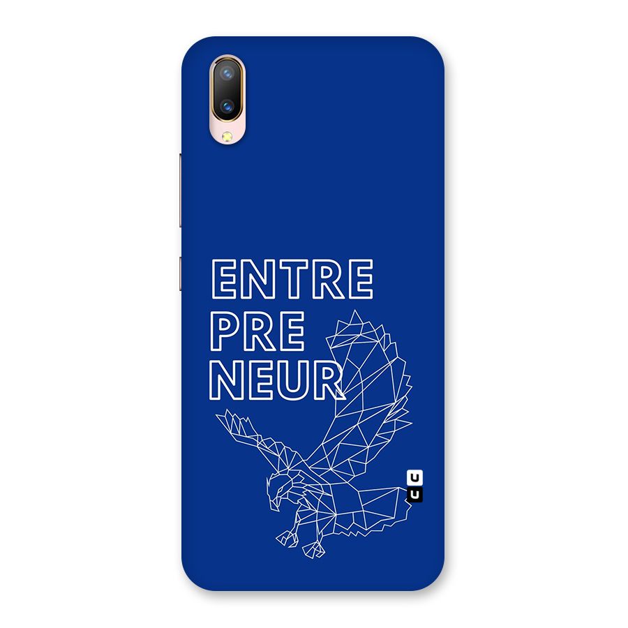 Blue Entrepreneur Back Case for Vivo V11 Pro