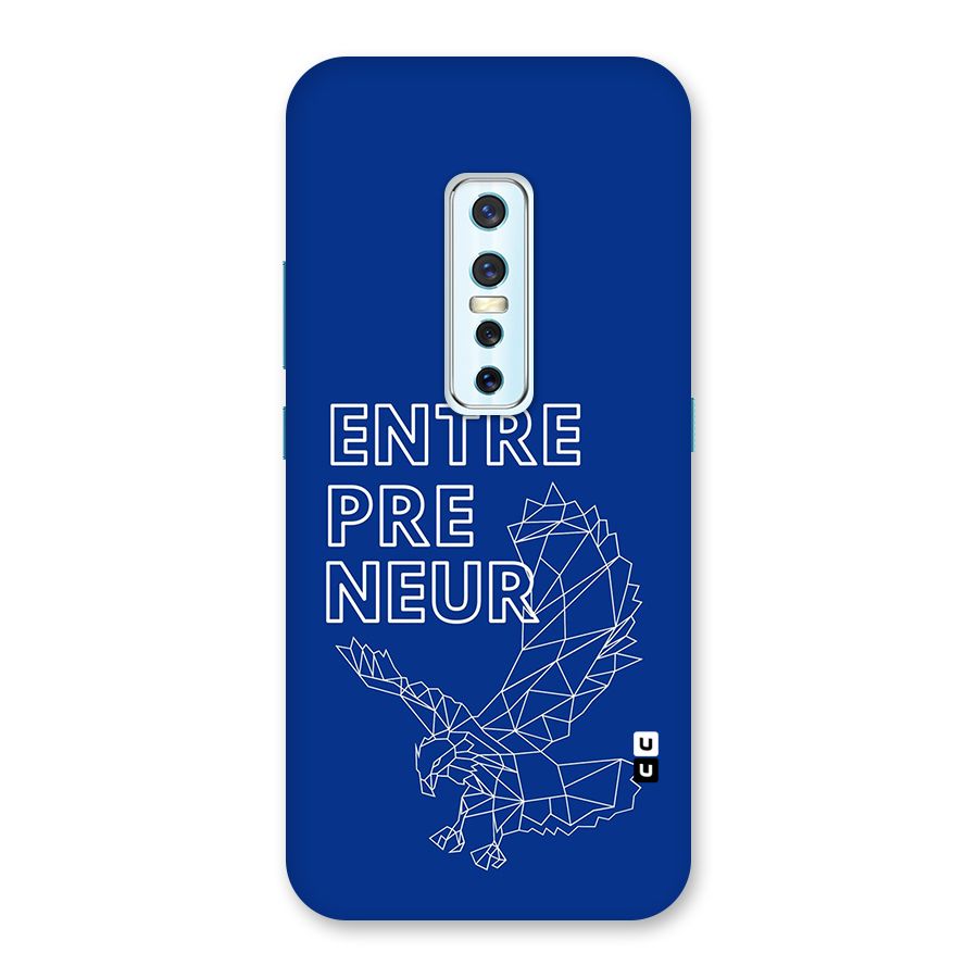 Blue Entrepreneur Back Case for Vivo V17 Pro