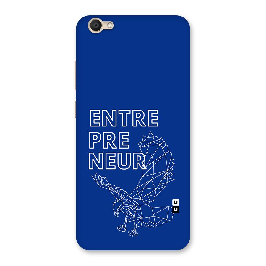Blue Entrepreneur Back Case for Vivo V5