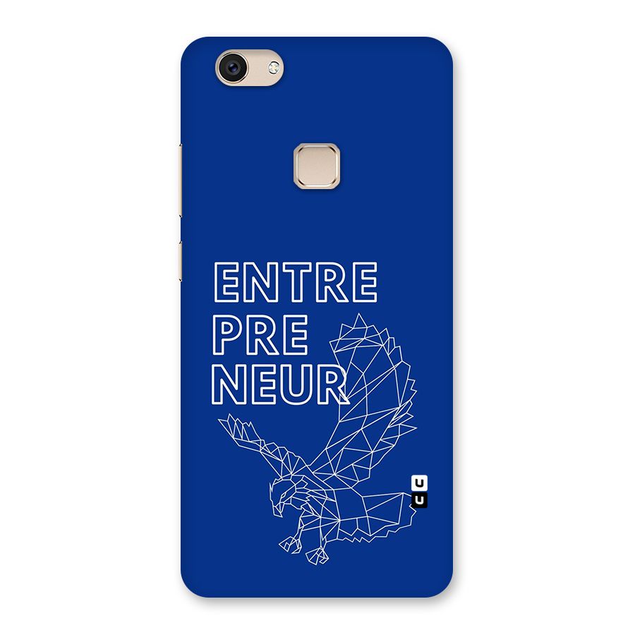 Blue Entrepreneur Back Case for Vivo V7