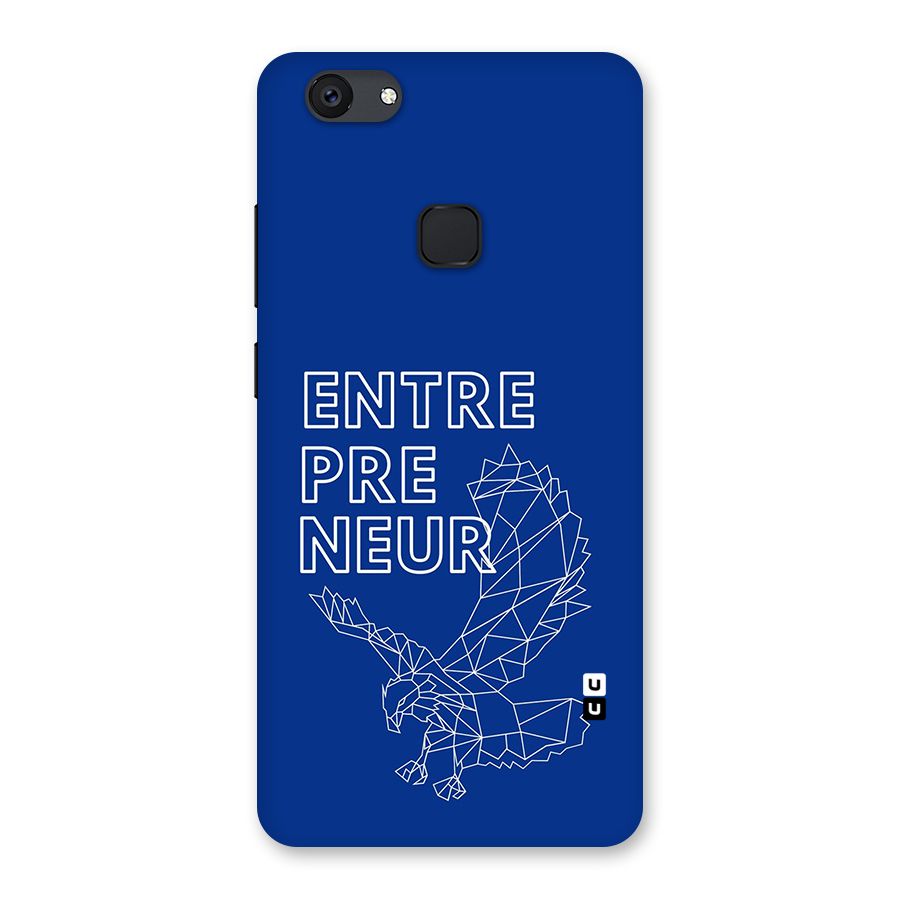 Blue Entrepreneur Back Case for Vivo V7 Plus