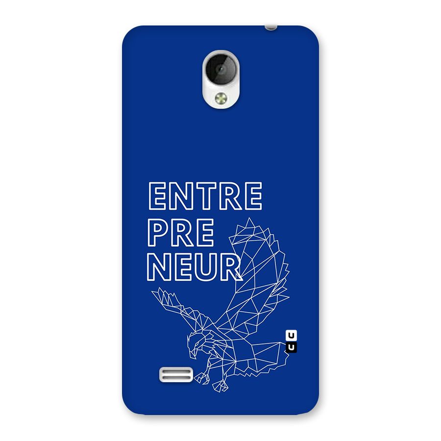 Blue Entrepreneur Back Case for Vivo Y21