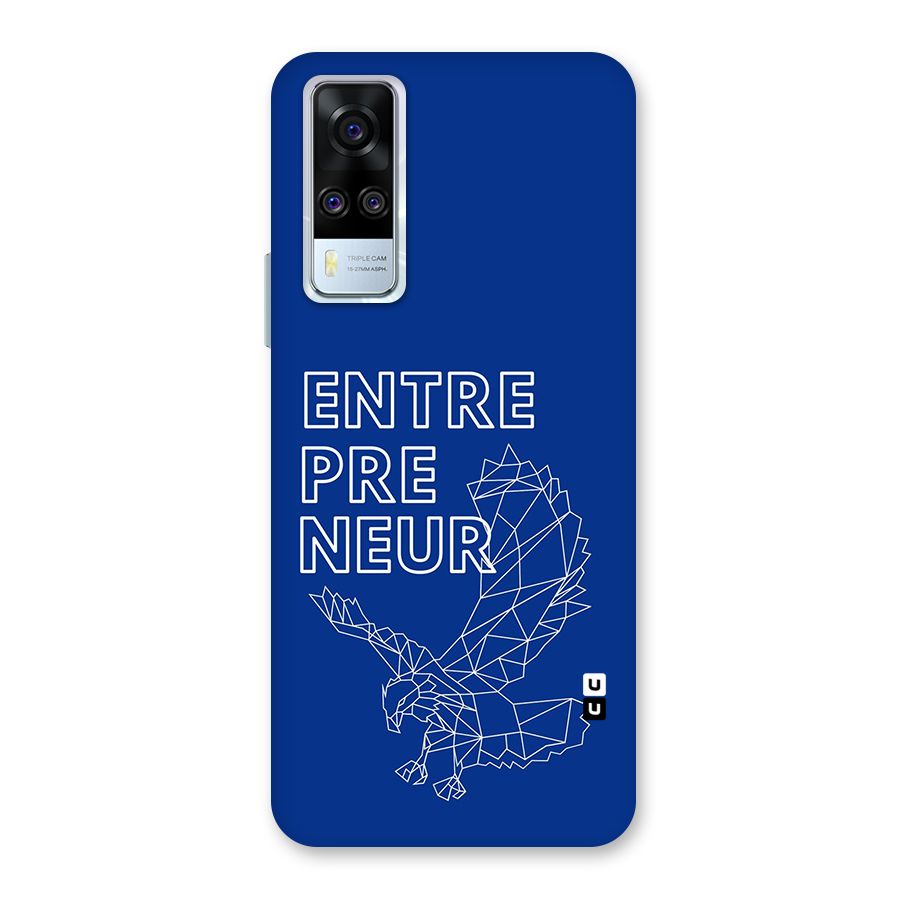 Blue Entrepreneur Back Case for Vivo Y31