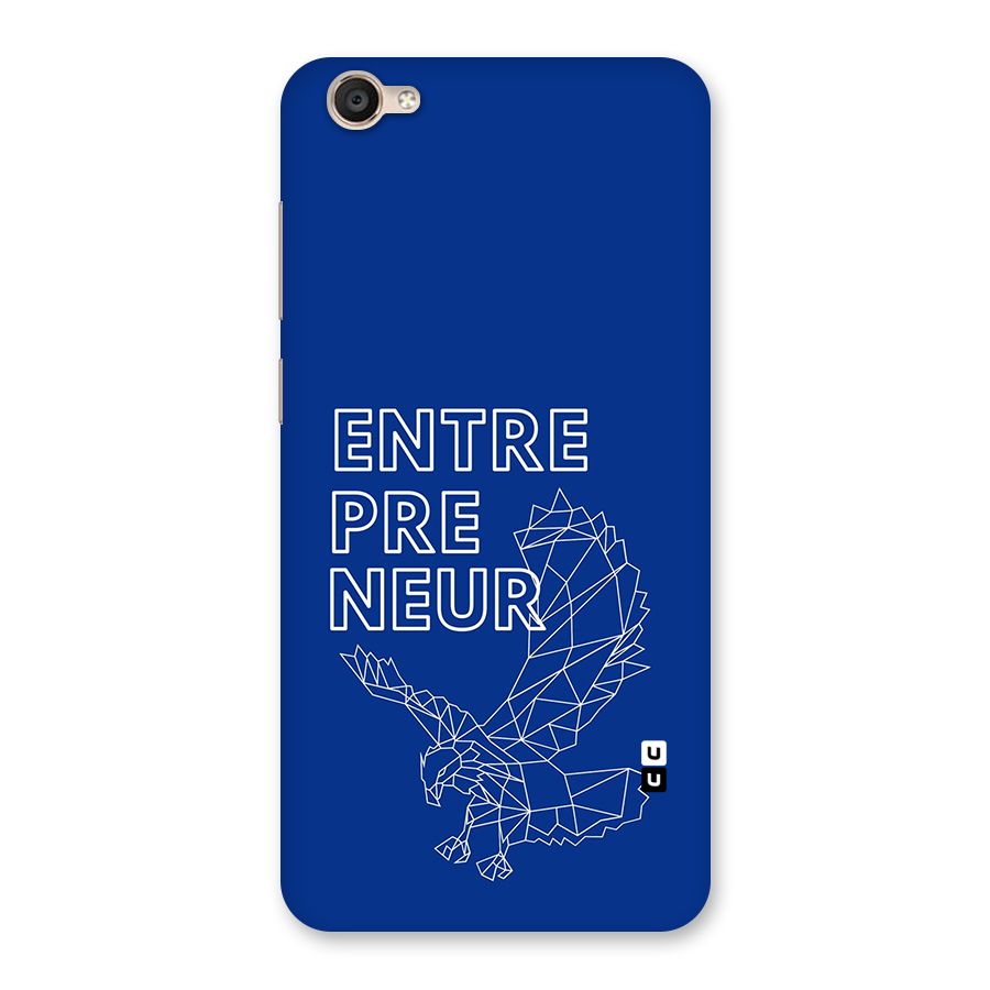 Blue Entrepreneur Back Case for Vivo Y55s