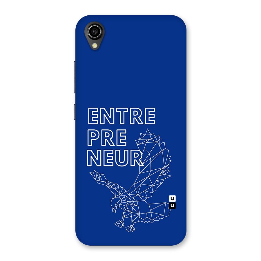 Blue Entrepreneur Back Case for Vivo Y90
