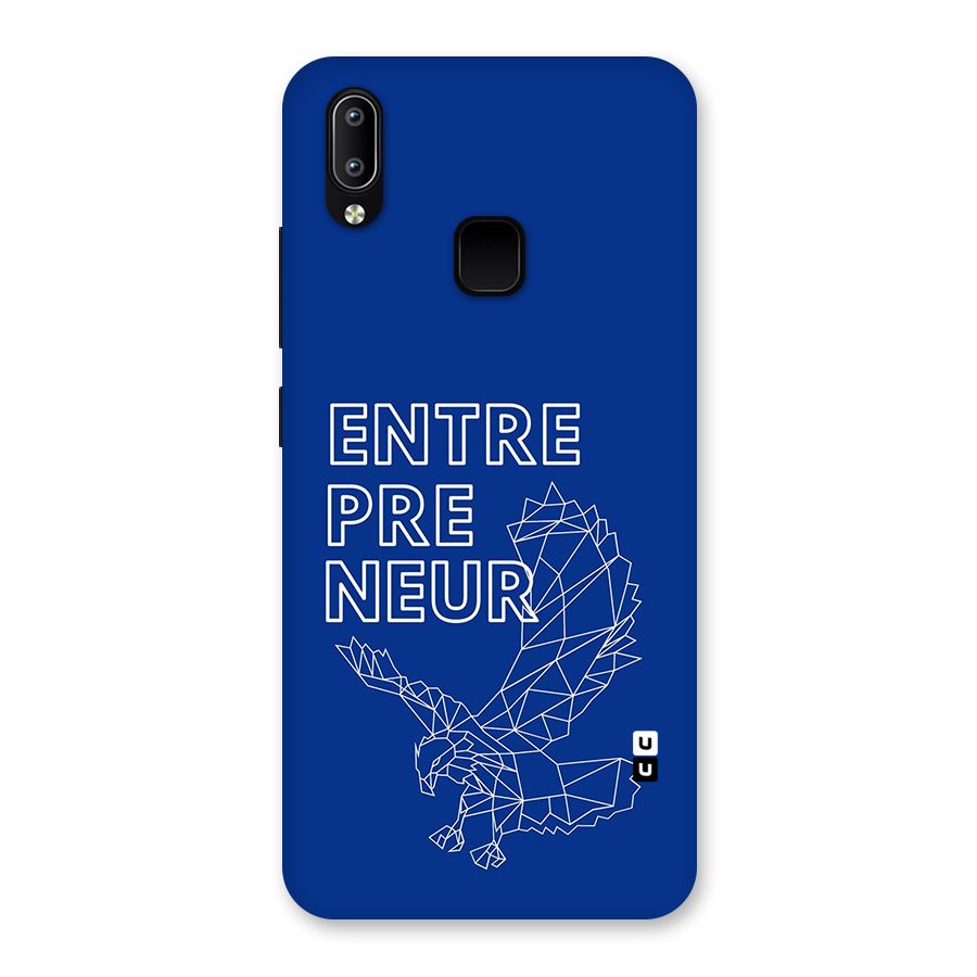 Blue Entrepreneur Back Case for Vivo Y93