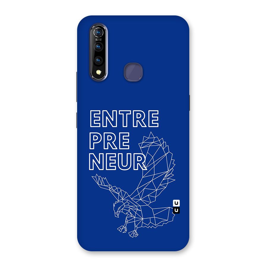 Blue Entrepreneur Back Case for Vivo Z1 Pro