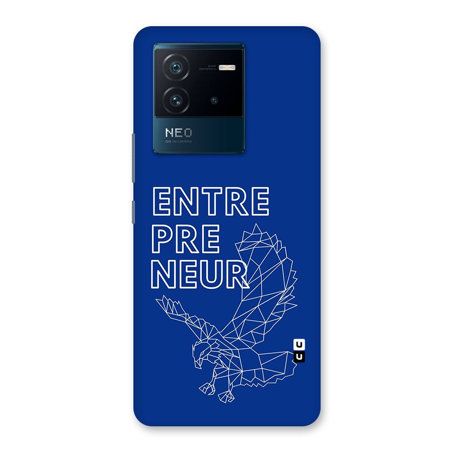 Blue Entrepreneur Back Case for Vivo iQOO Neo 6 5G