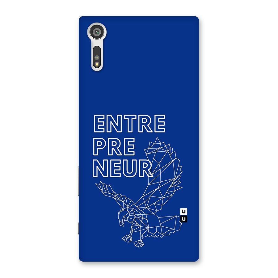 Blue Entrepreneur Back Case for Xperia XZ