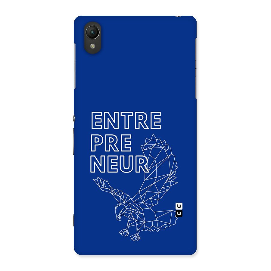 Blue Entrepreneur Back Case for Xperia Z2