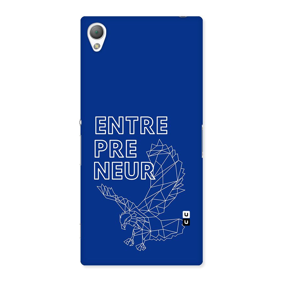 Blue Entrepreneur Back Case for Xperia Z3