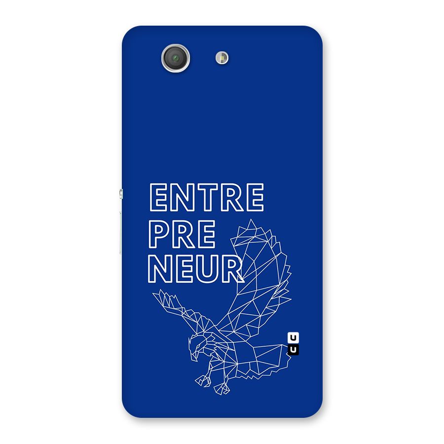 Blue Entrepreneur Back Case for Xperia Z3 Compact