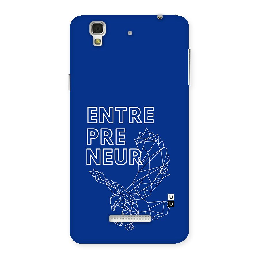 Blue Entrepreneur Back Case for YU Yureka Plus