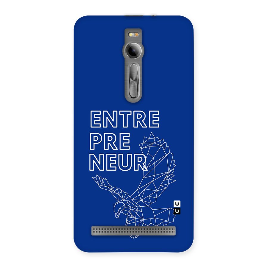 Blue Entrepreneur Back Case for Zenfone 2