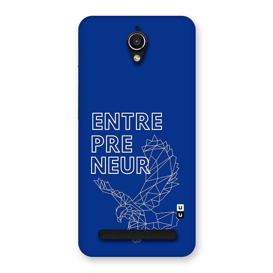 Blue Entrepreneur Back Case for Zenfone Go