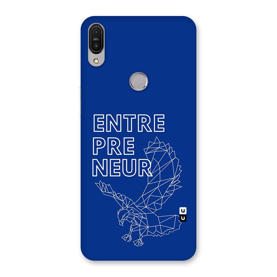 Blue Entrepreneur Back Case for Zenfone Max Pro M1